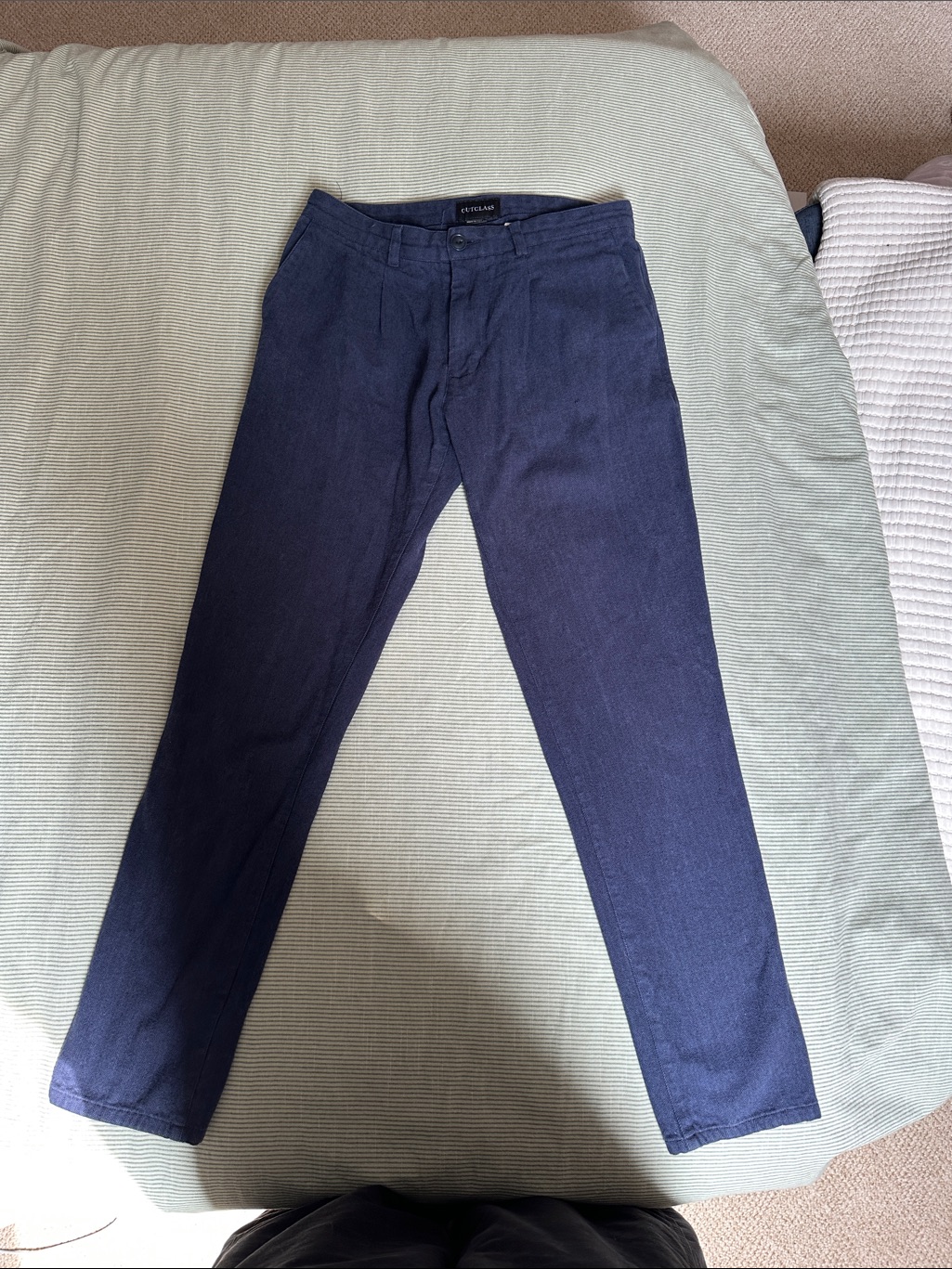 Outclass Navy Trousers